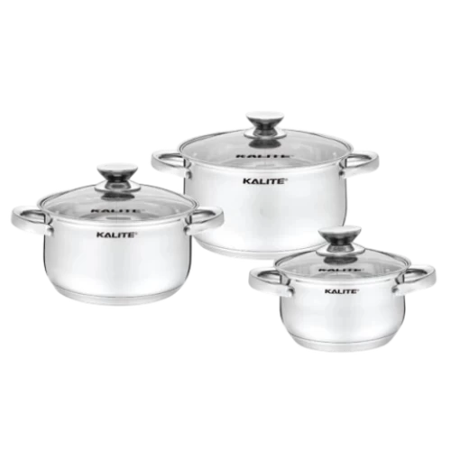Bộ 3 Nồi Kalite KL351 Inox 304 - KALITE - Giá 990,000₫ - Chính hãng tại Điện máy HTC