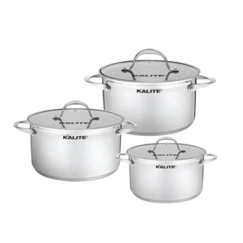 Bộ 3 Nồi Kalite KL352 Inox Đáy Từ 5 Lớp - KALITE - Giá 1,200,000₫ - Chính hãng tại Điện máy HTC