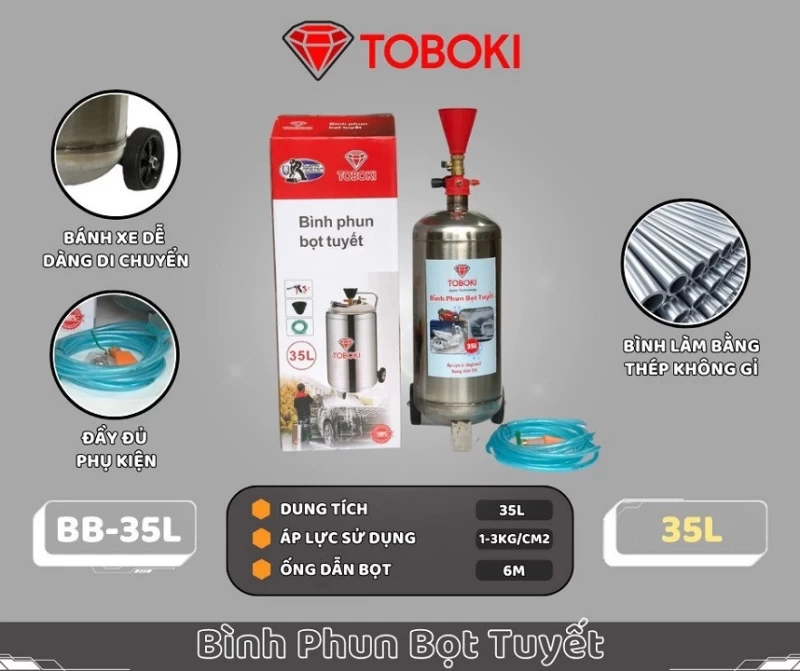 Bình Phun Bọt Tuyết 35L Toboki BB-35L - Hình ảnh 1 TOBOKI
