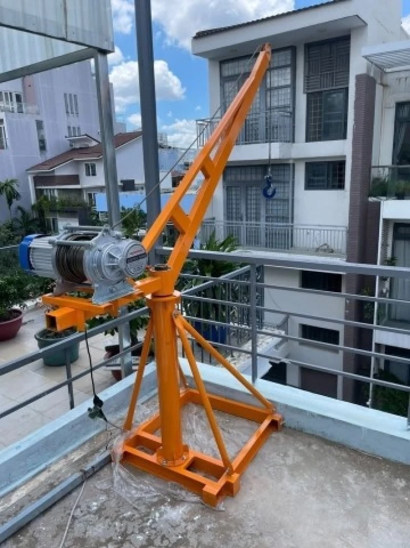 COMBO Khung Cẩu Xoay 360° + Máy Tời 200kg - Hình ảnh 3 NIKI