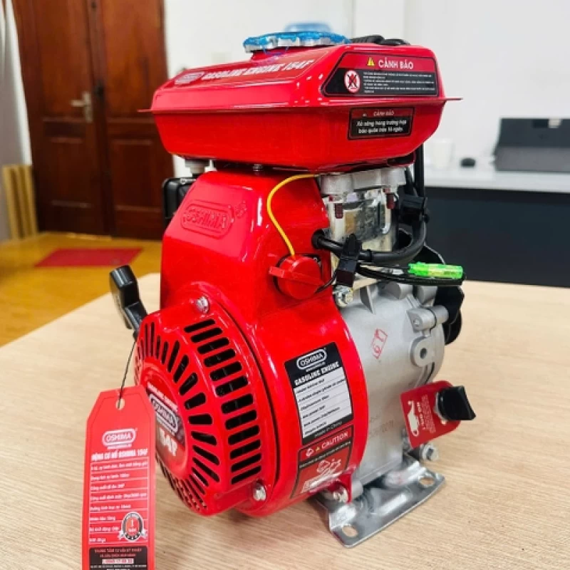 Động cơ nổ OSHIMA 154F 3.0HP Đỏ-đen - Hình ảnh 4 OSHIMA