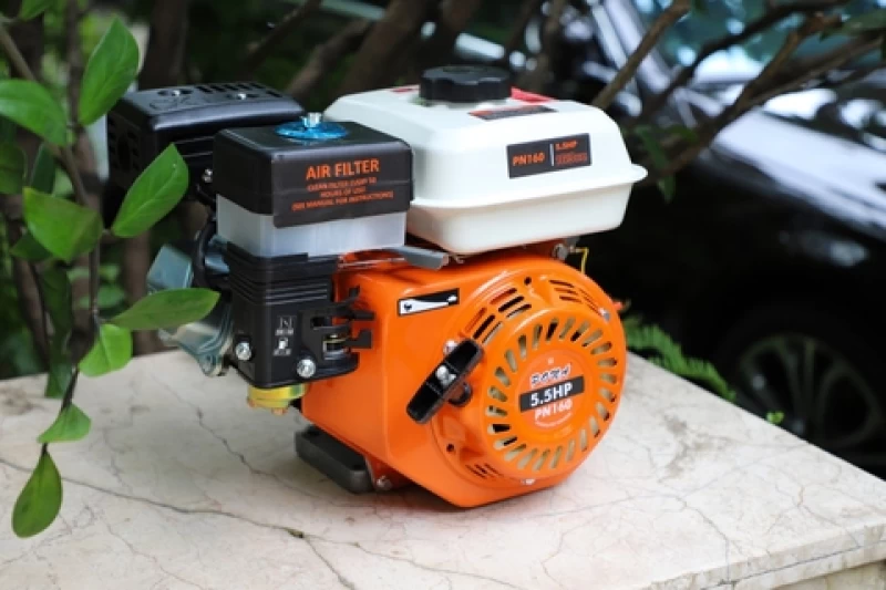 Động cơ nổ Pona PN160 5.5HP Cam-trắng-đen 4 thì - Hình ảnh 9 PONA