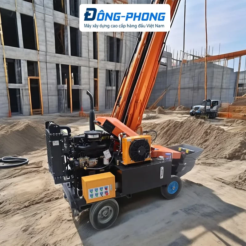 Máy Bơm Bê Tông Đông Phong BTTD18 37kW Chạy Dầu - Hình ảnh 2 ĐÔNG PHONG