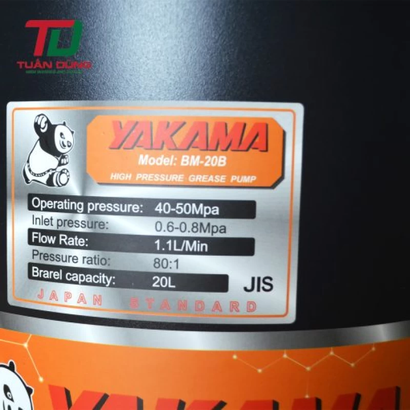 Máy Bơm Mỡ 20L Yakama BM-20B Đầu Bơm To - Hình ảnh 5 YAKAMA