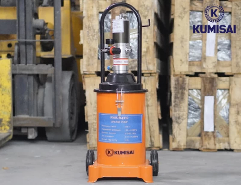 Máy bơm mỡ bằng hơi Kumisai KMS-12S - Hình ảnh 5 KUMISAI