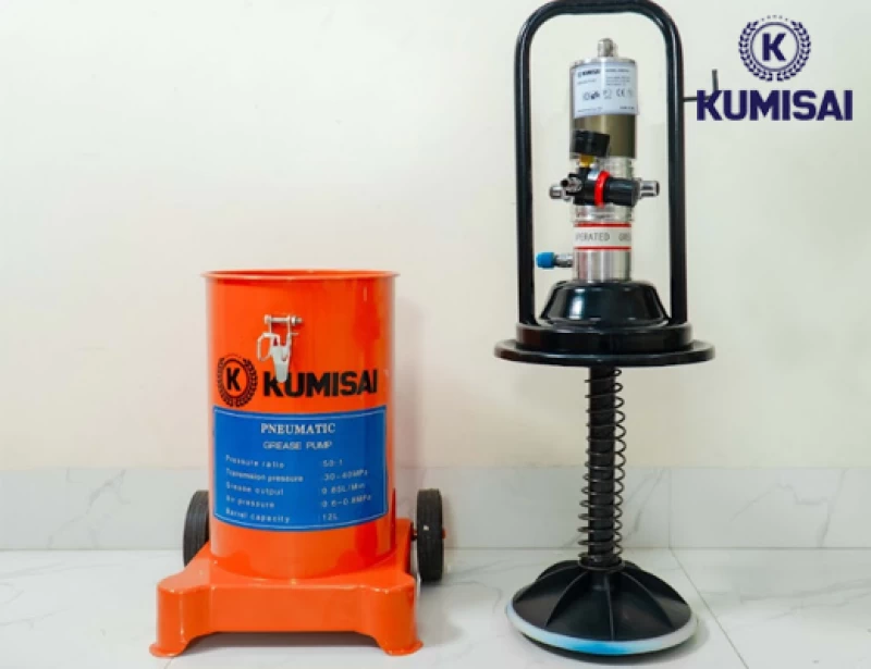 Máy bơm mỡ bằng hơi Kumisai KMS-12S - Hình ảnh 2 KUMISAI