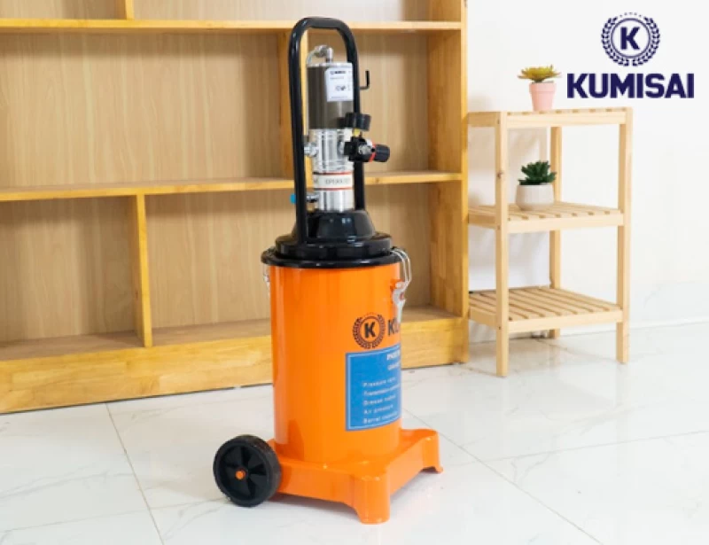 Máy bơm mỡ bằng hơi Kumisai KMS-12S - Hình ảnh 4 KUMISAI