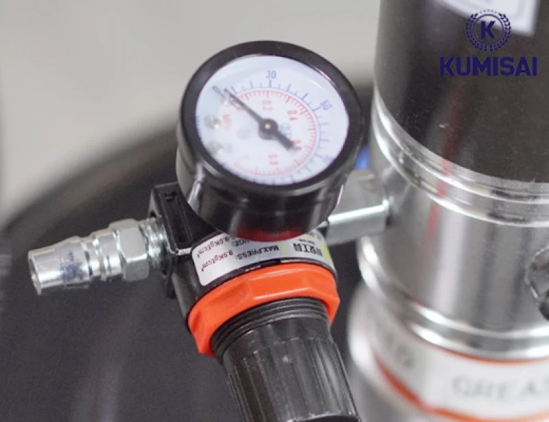 Máy bơm mỡ công nghiệp Kumisai 35L model KMS-35S - Hình ảnh 2 KUMISAI