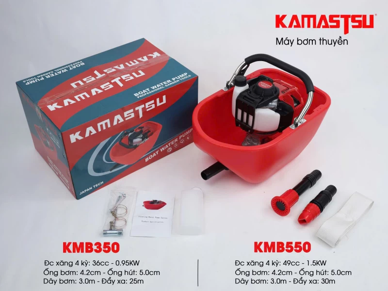 Máy Bơm Thuyền 4 Thì Kamastsu KMB350 - Hình ảnh 2 KAMASTSU