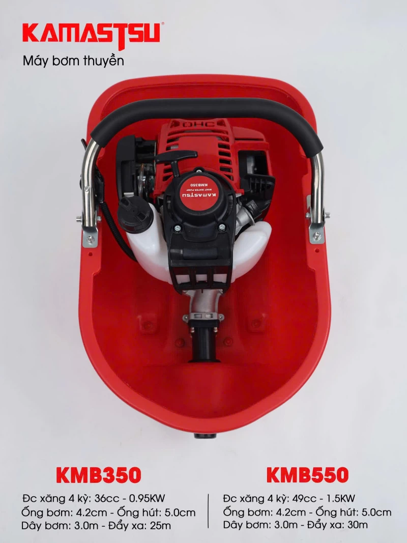 Máy Bơm Thuyền 4 Thì Kamastsu KMB550 - Hình ảnh 2 KAMASTSU