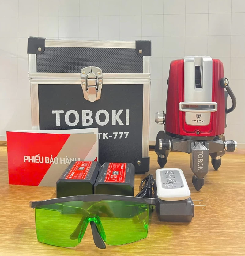 Máy Cân Bằng Laser Toboki TK-777 5 Tia Xanh LD - Hình ảnh 6 TOBOKI