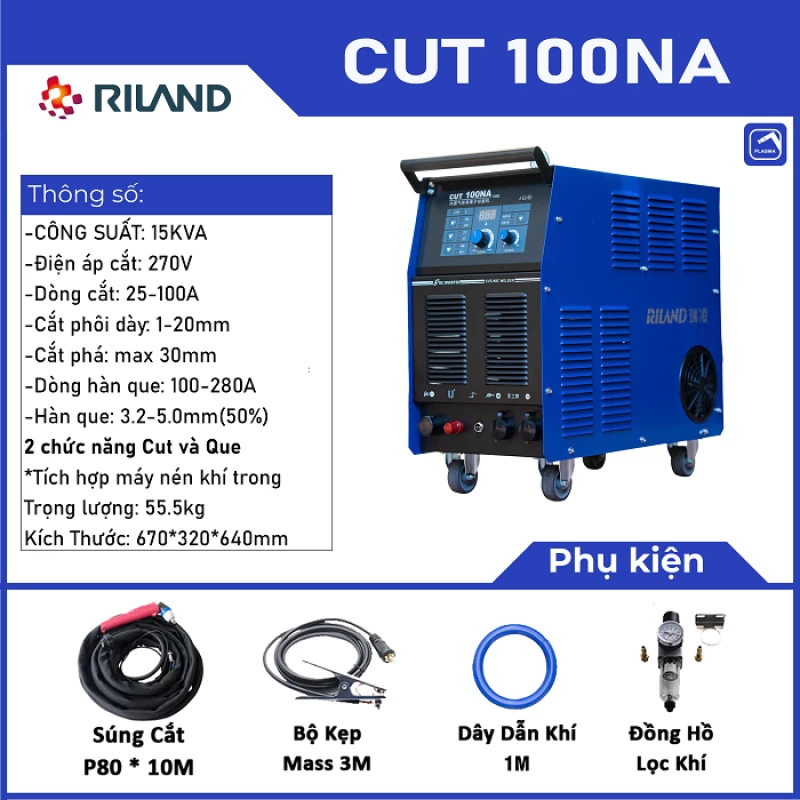 MÁY CẮT PLASMA RILAND CUT 100NA - Hình ảnh 5 RILAND