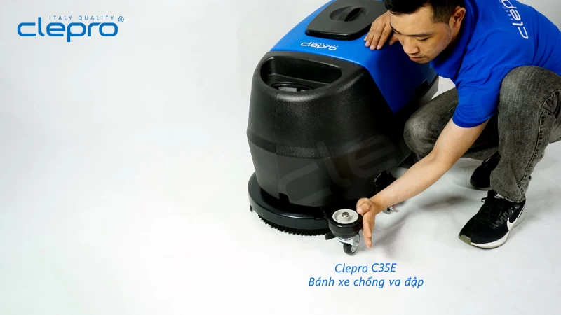 Máy chà sàn công nghiệp liên hợp CLEPRO C35E (Dùng điện) - Hình ảnh 15 CLEPRO