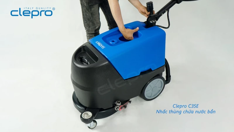 Máy chà sàn công nghiệp liên hợp CLEPRO C35E (Dùng điện) - Hình ảnh 13 CLEPRO
