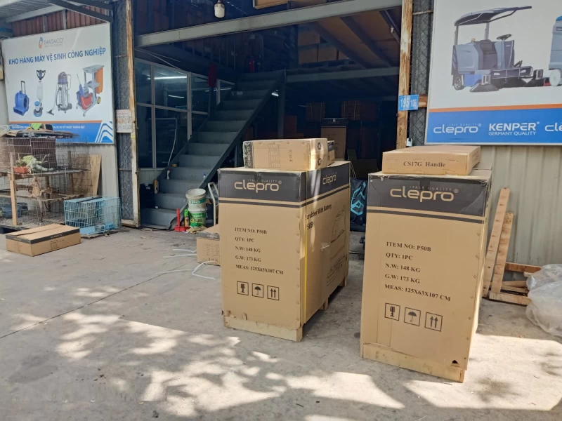 Máy chà sàn công nghiệp liên hợp CLEPRO P50B (Dùng ắc quy) - Hình ảnh 5 CLEPRO