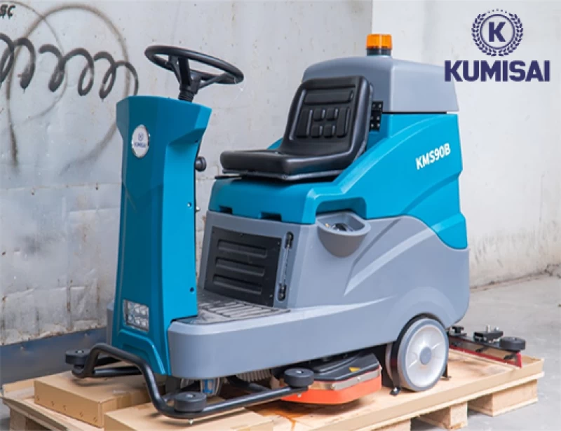 Máy chà sàn công nghiệp ngồi lái Kumisai KMS 90B - Hình ảnh 5 KUMISAI