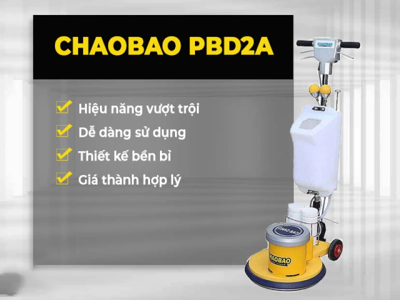 Máy Chà Sàn Đánh Bóng Bề Mặt Đá Chao Bao PBD2A - Hình ảnh 1 CHAO BAO