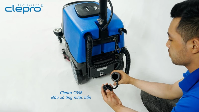 Máy chà sàn liên hợp CLEPRO C35B (Dùng ắc quy) - Hình ảnh 13 CLEPRO