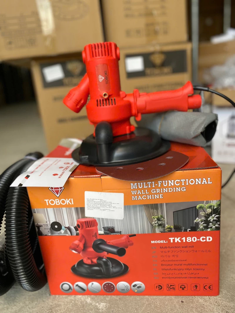 Máy Chà Tường Có Đèn Toboki TK-180CD - Hình ảnh 5 TOBOKI