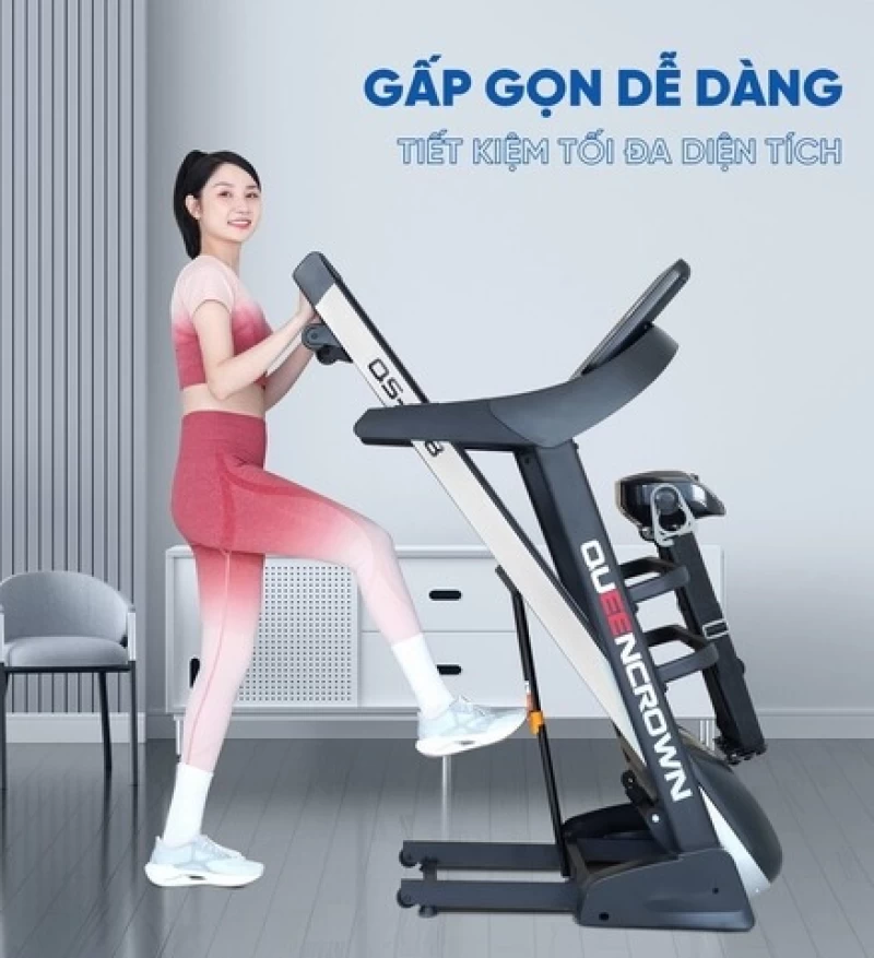 Máy chạy bộ Queen Crown QS588 - Hình ảnh 3 QUEEN CROWN