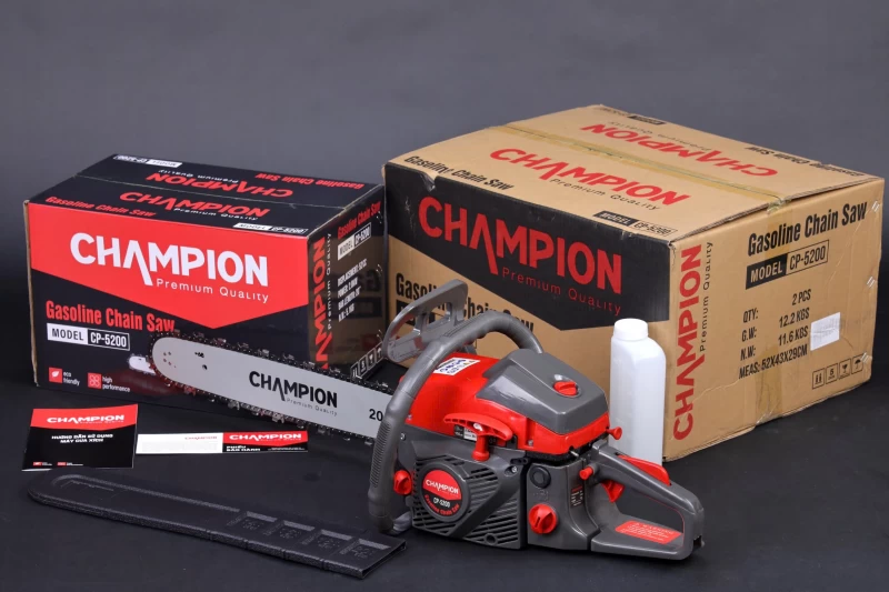 Máy Cưa Xích 2 Thì Champion CP-5200 - Hình ảnh 1 CHAMPION