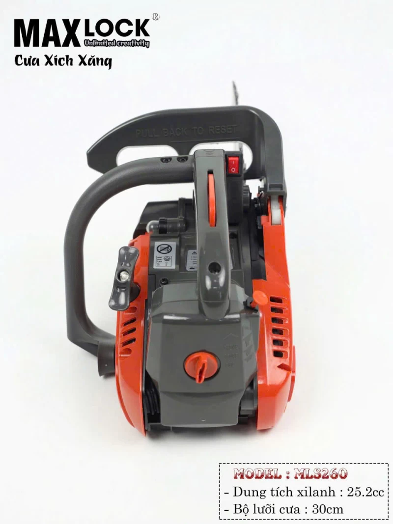Máy Cưa Xích 2 Thì Maxlock MLS260 - Hình ảnh 1 MAXLOCK