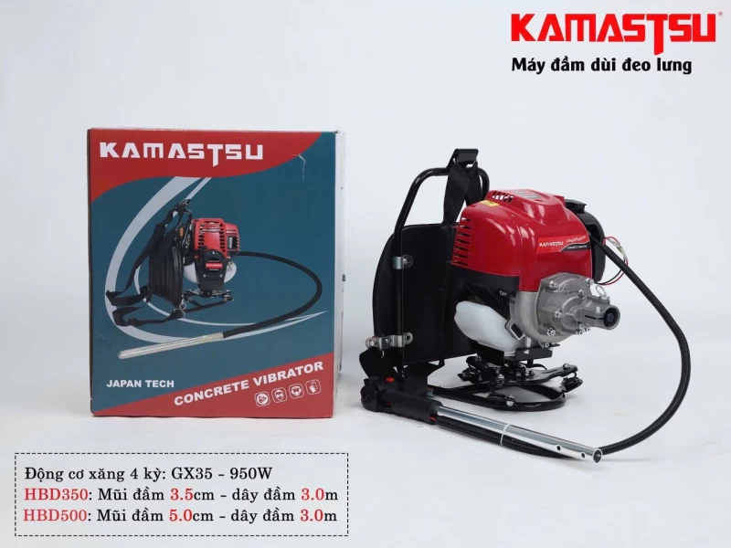 Máy Đầm Dùi Đeo Lưng Kamastsu HBD500 - Hình ảnh 1 KAMASTSU