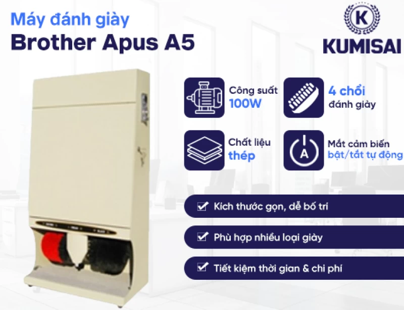 Máy đánh giày Brother Apus A5 - Hình ảnh 1 APUS