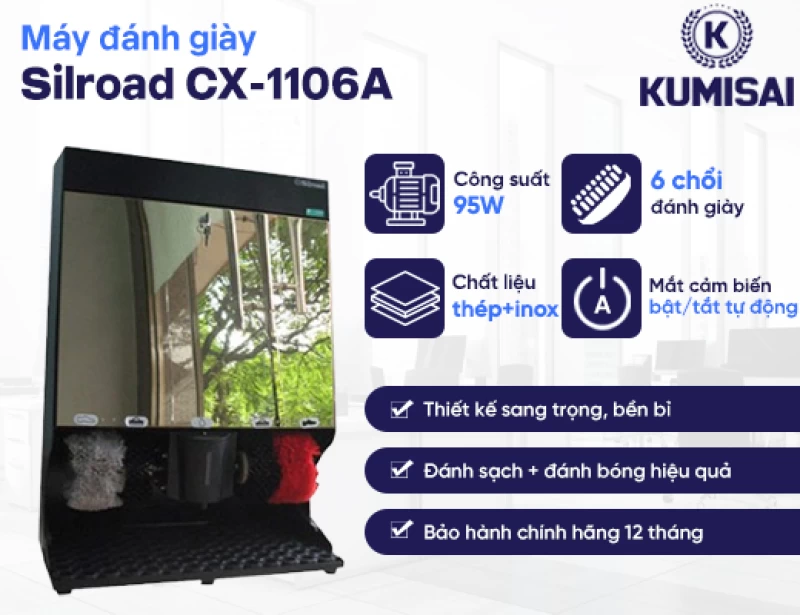 Máy đánh giày CX-1106A - Hình ảnh 1 SILROAD