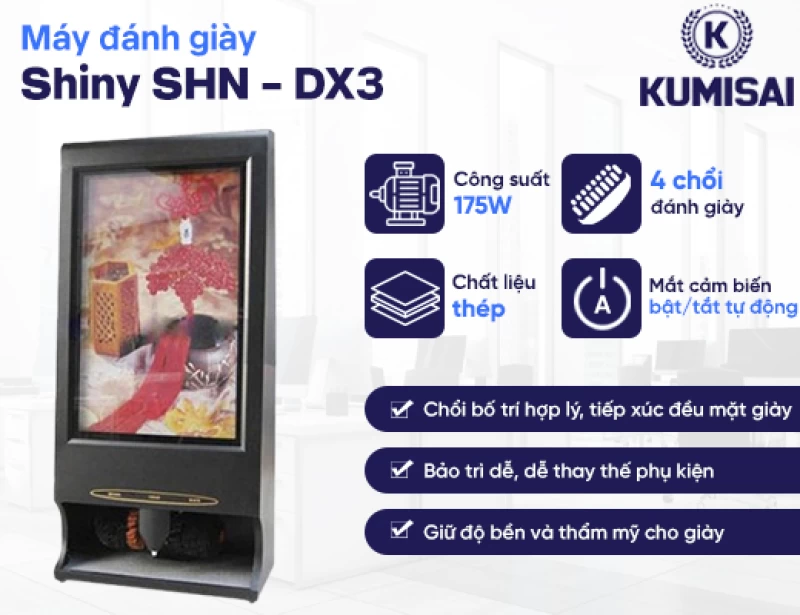 Máy đánh giày khách sạn giá rẻ Shiny SHN – DX3 - Hình ảnh 1 SHINY