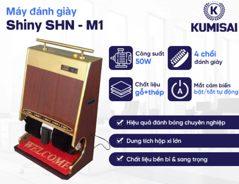 Máy đánh giày khách sạn Shiny SHN - M1 - Hình ảnh 1 SHINY