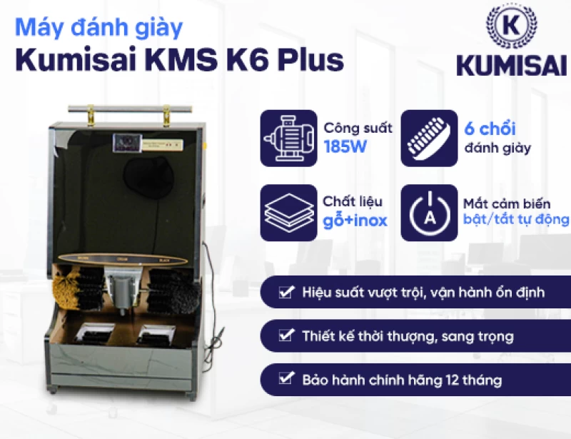 Máy đánh giày Kumisai K6 Plus - Hình ảnh 1 KUMISAI