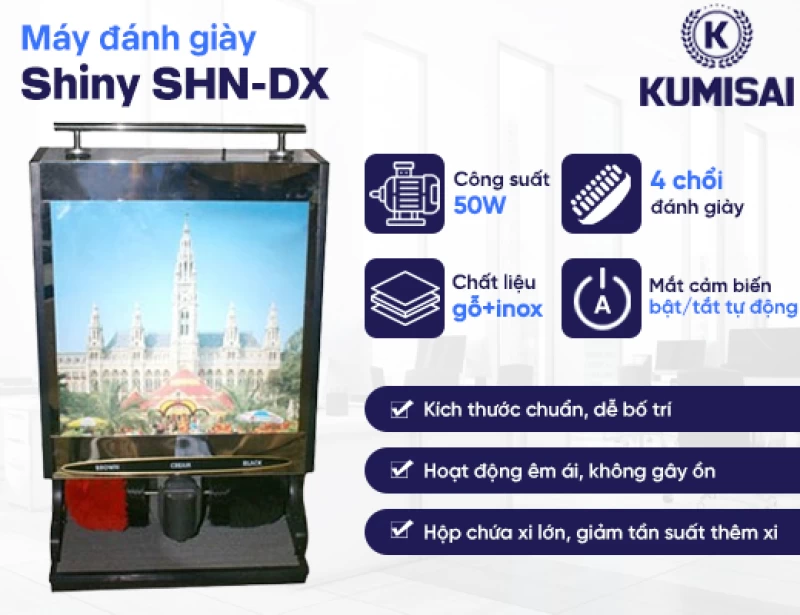 Máy đánh giày tự động Shiny SHN-DX - Hình ảnh 1 SHINY
