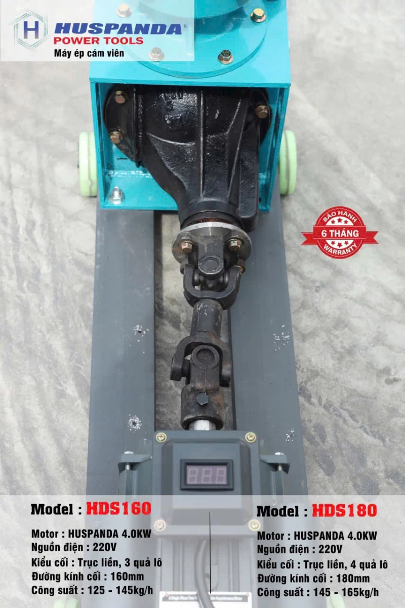 Máy Ép Cám Viên 4Kw Huspanda HDS160 - Hình ảnh 7 HUSPANDA