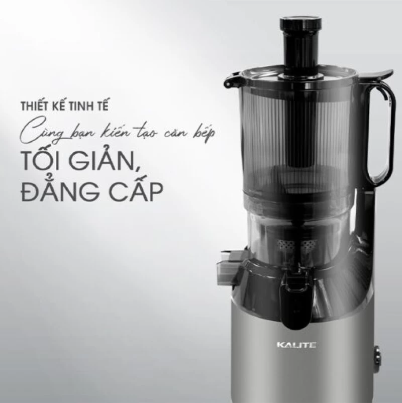 Máy ép chậm KALITE KSJ868 động cơ DC siêu khỏe ép kiệt bã - Hình ảnh 3 KALITE