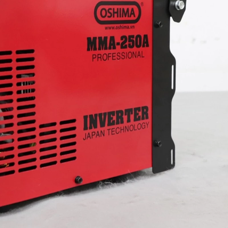 Máy hàn OSHIMA MMA-250A 9.6KVA Đỏ - Hình ảnh 3 OSHIMA