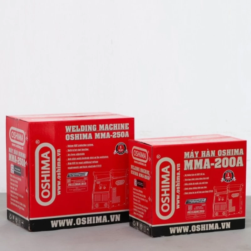 Máy hàn OSHIMA MMA-250A 9.6KVA Đỏ - Hình ảnh 19 OSHIMA