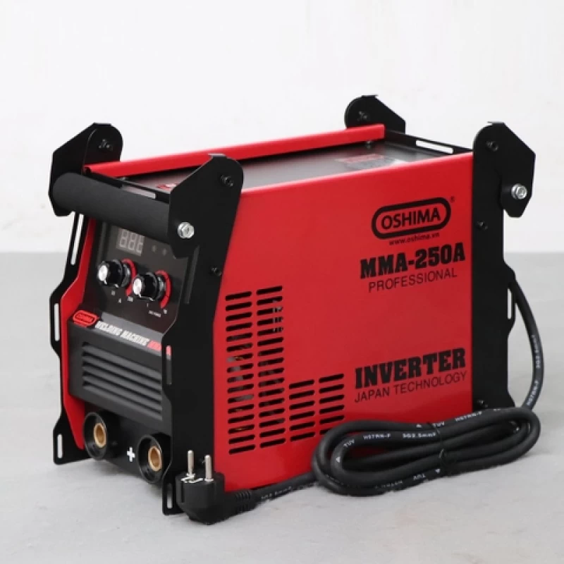 Máy hàn OSHIMA MMA-250A 9.6KVA Đỏ - Hình ảnh 12 OSHIMA
