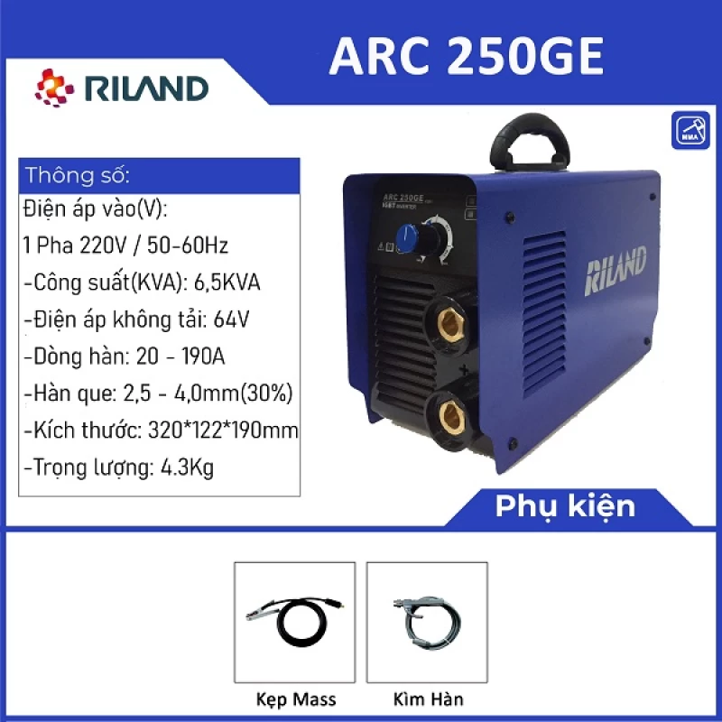 MÁY HÀN RILAND ARC 250GE - Hình ảnh 4 RILAND