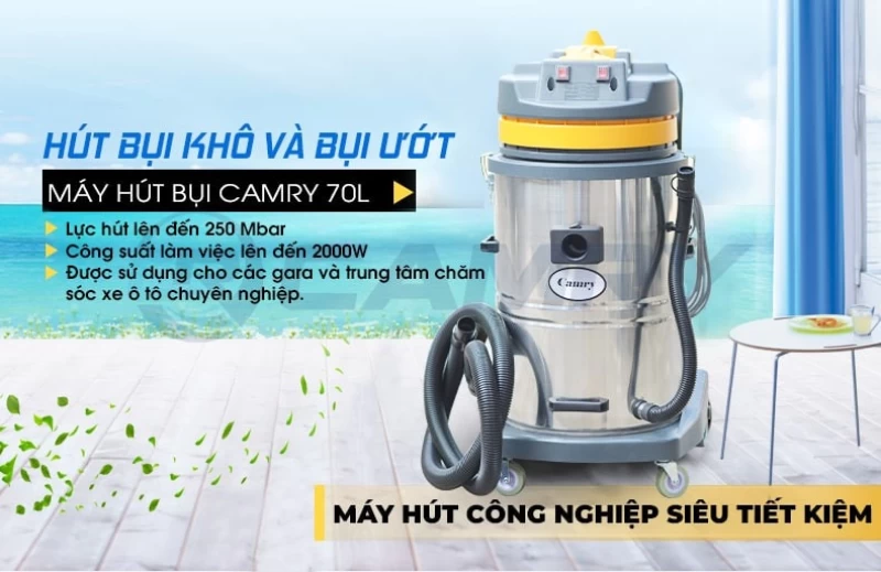 Máy hút bụi Camry 70L 2000W BF-580 - Hình ảnh 6 CAMRY