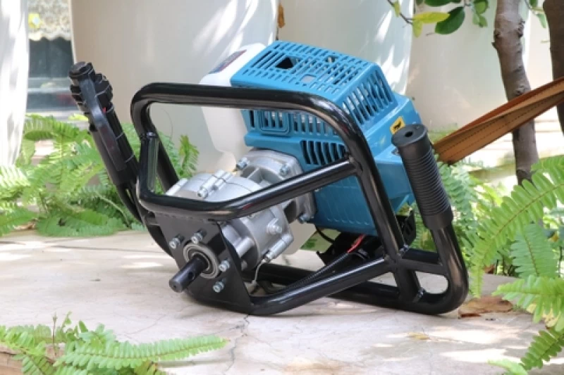 Máy khoan đất Mitsukaisho 2PS 2.2kW Xanh-đen 2 thì (không mũi) - Hình ảnh 14 OSHIMA