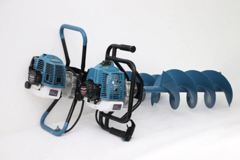 Máy khoan đất Mitsukaisho 2PS 2.2kW Xanh-đen 2 thì (không mũi) - Hình ảnh 3 OSHIMA