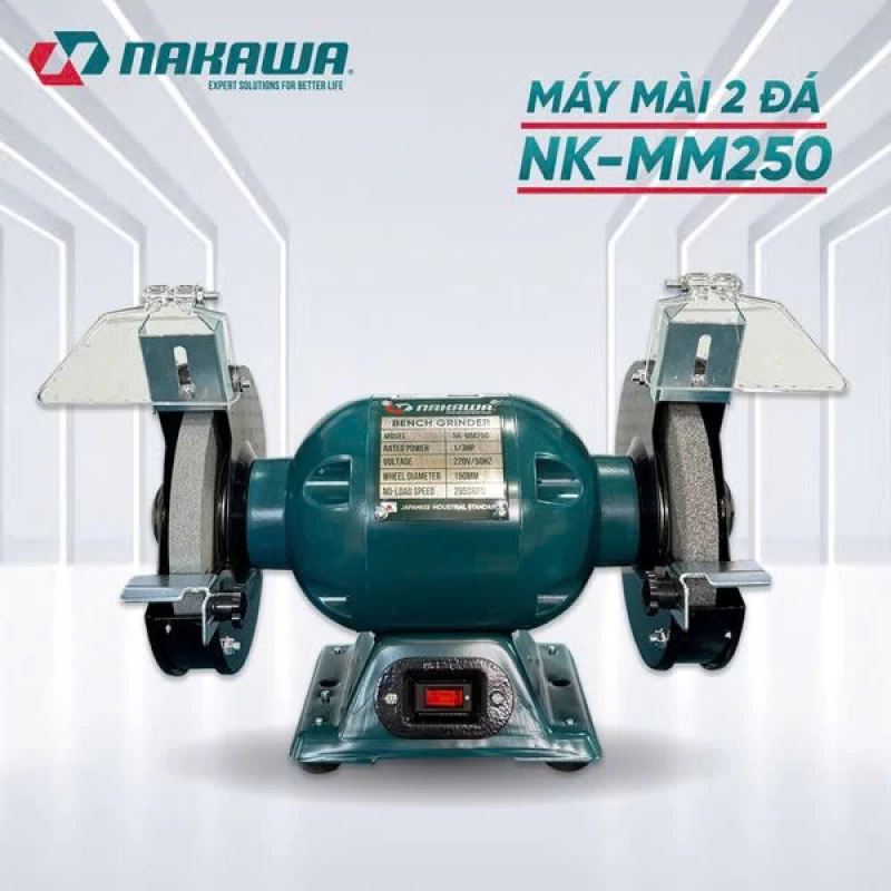 Máy Mài 2 Đá 1/3Hp Nakawa NK-MM250 - Hình ảnh 6 NAKAWA