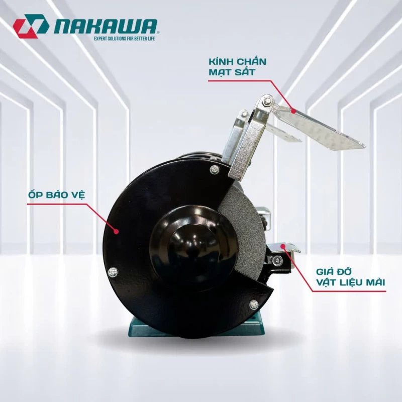 Máy Mài 2 Đá 1/4Hp Nakawa NK-MM180 - Hình ảnh 4 NAKAWA