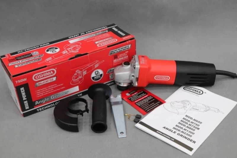 Máy mài góc Oshima M750 750W Đỏ Điện 1 pha - Hình ảnh 11 OSHIMA