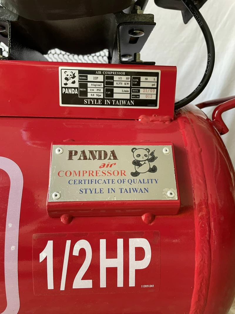 Máy Nén Khí Dây Đai 1/2HP 60L Panda 22-P - Hình ảnh 4 PANDA