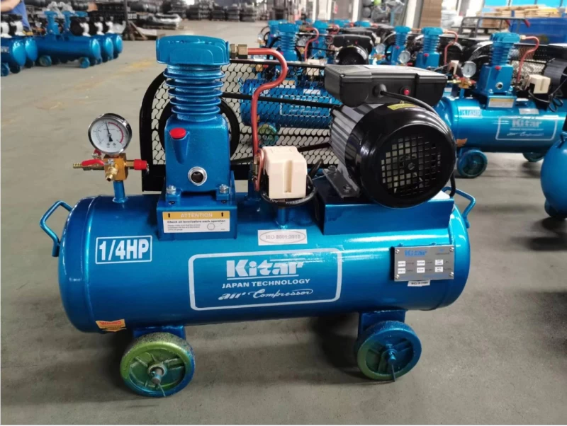 Máy Nén Khí Dây Đai 1/4HP 36L Kitar KT01-40 - Hình ảnh 1 KITAR