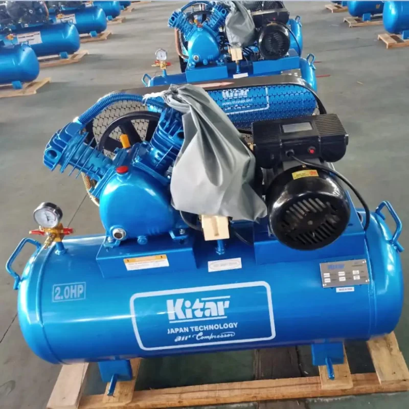 Máy Nén Khí Dây Đai 2HP 120L Kitar KT20-120 - Hình ảnh 1 KITAR