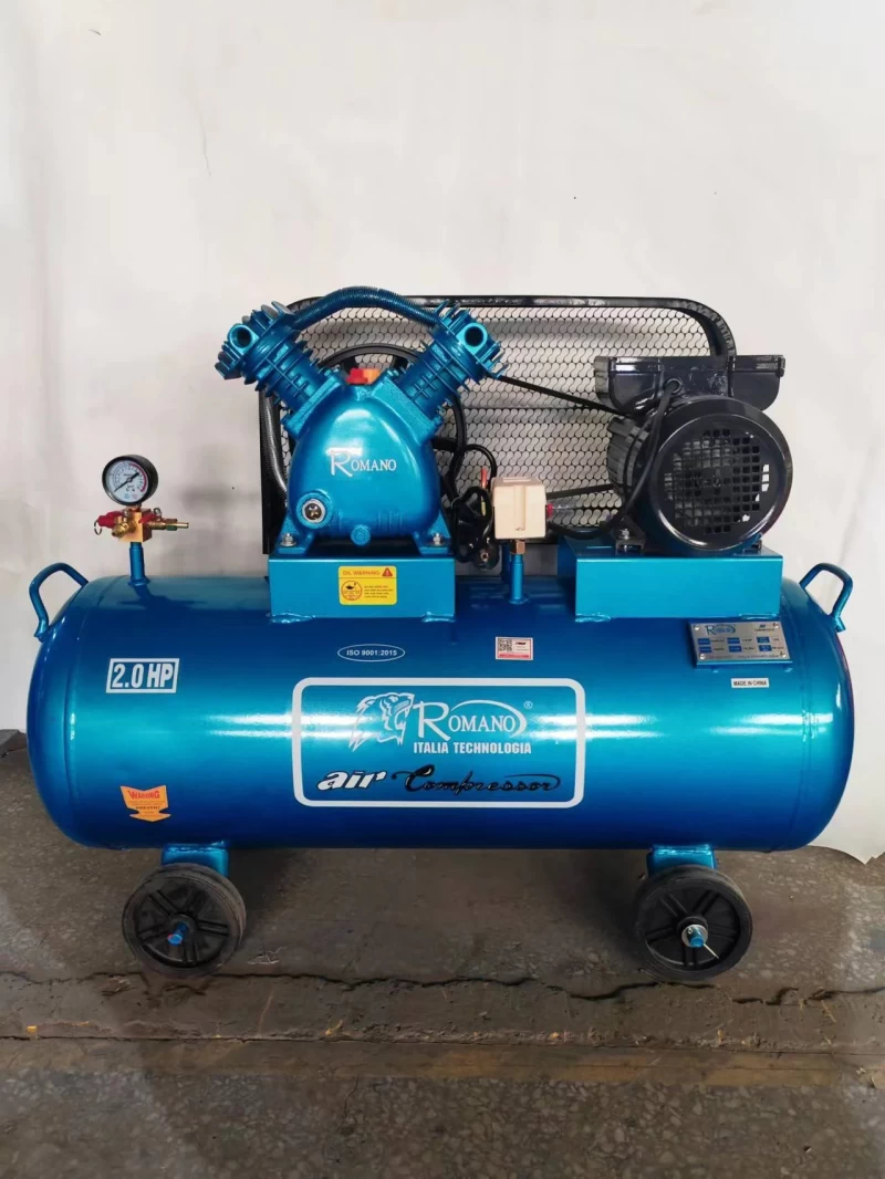 Máy Nén Khí Dây Đai 2HP 120L Romano ROMA20-120 - Hình ảnh 2 ROMANO