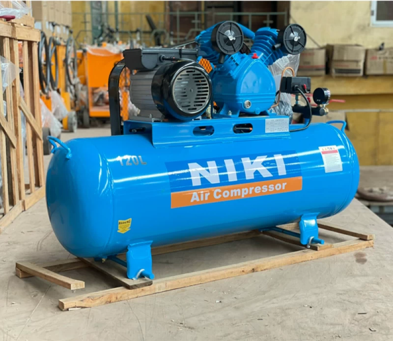 Máy Nén Khí Dây Đai 3Hp 120L Niki NK-30120 - Hình ảnh 3 NIKI